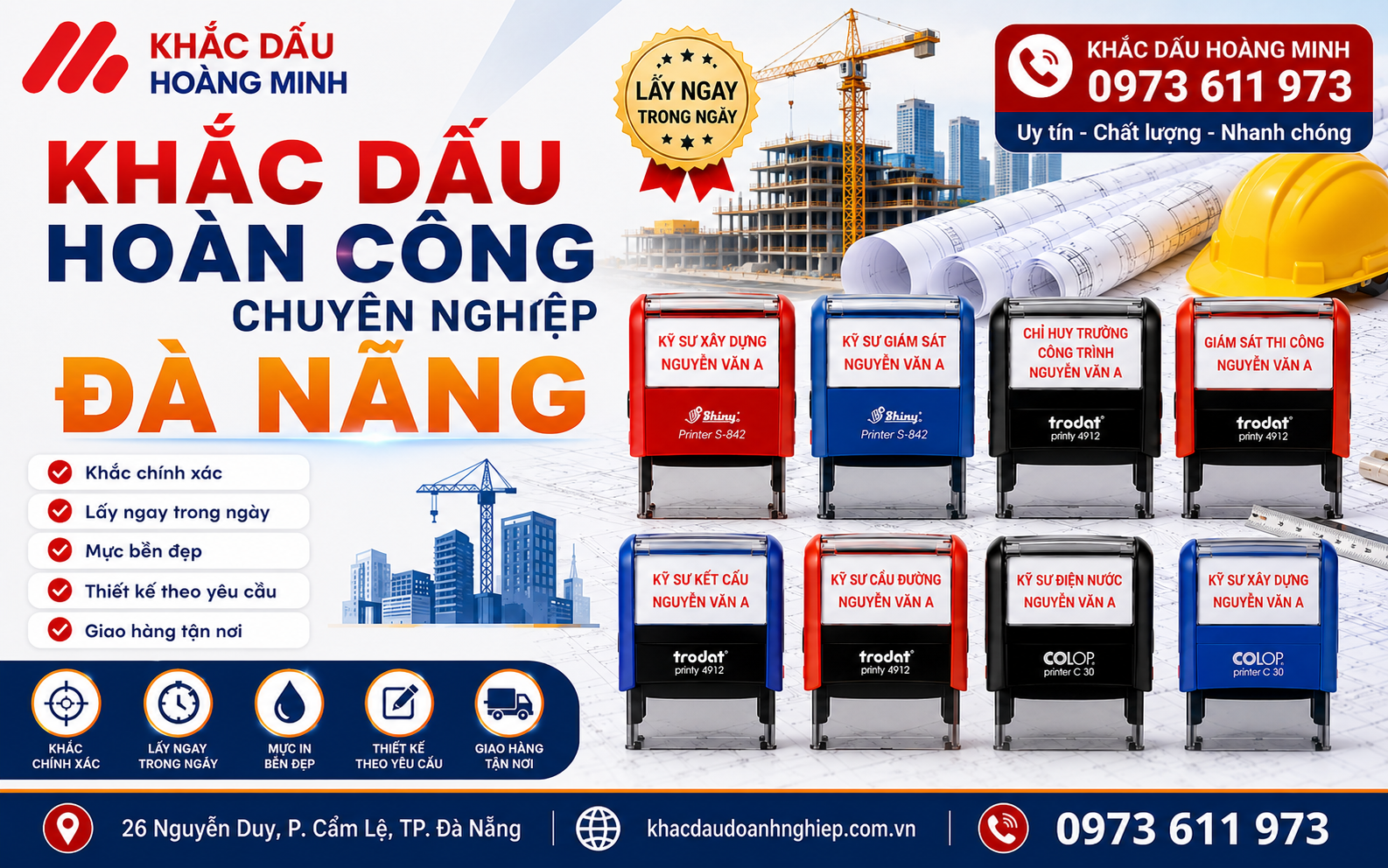 Khắc Dấu Hoàn Công Chuyên Nghiệp Đà Nẵng